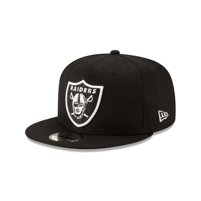 NFL Las Vegas Raiders Basic 9Fifty Snapback (WCH4320) - Black New Era Caps